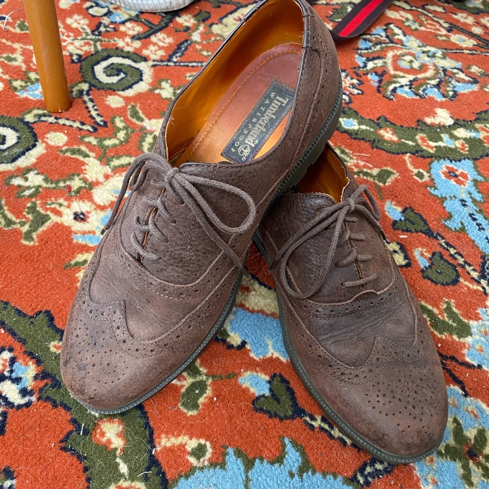 Vintage timberland oxfords